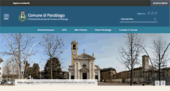 Desktop Screenshot of comune.parabiago.mi.it